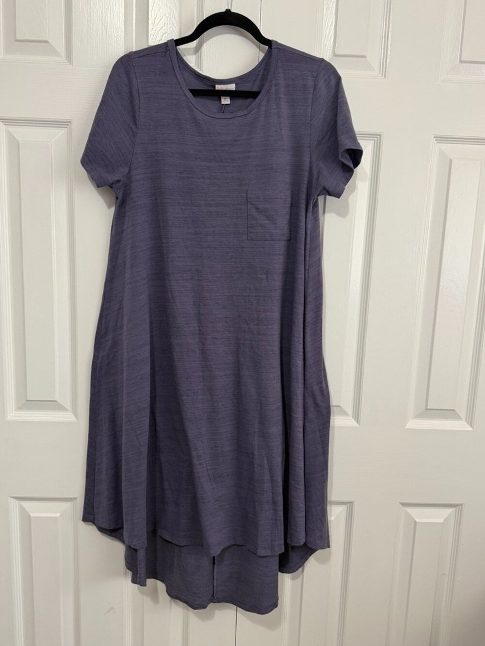 Purple Heathered LuLaRoe Carly Dress Stretchy and Soft Size M